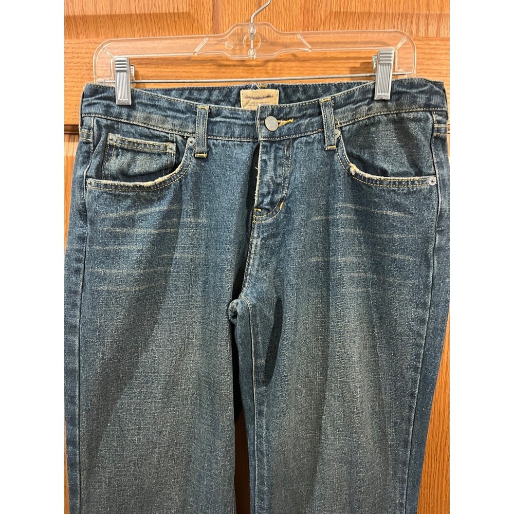 Abercrombie & Fitch Women's Bootcut Blue Denim Jeans 5-Pocket Women's 6 - Picture 2 of 6